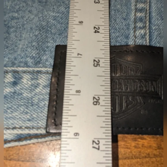 Harley Davidson Denim Vest - Picture 10 of 11